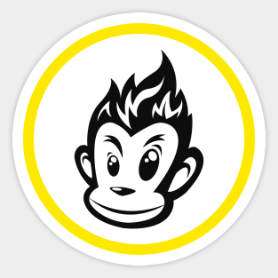 Monkey Sticker